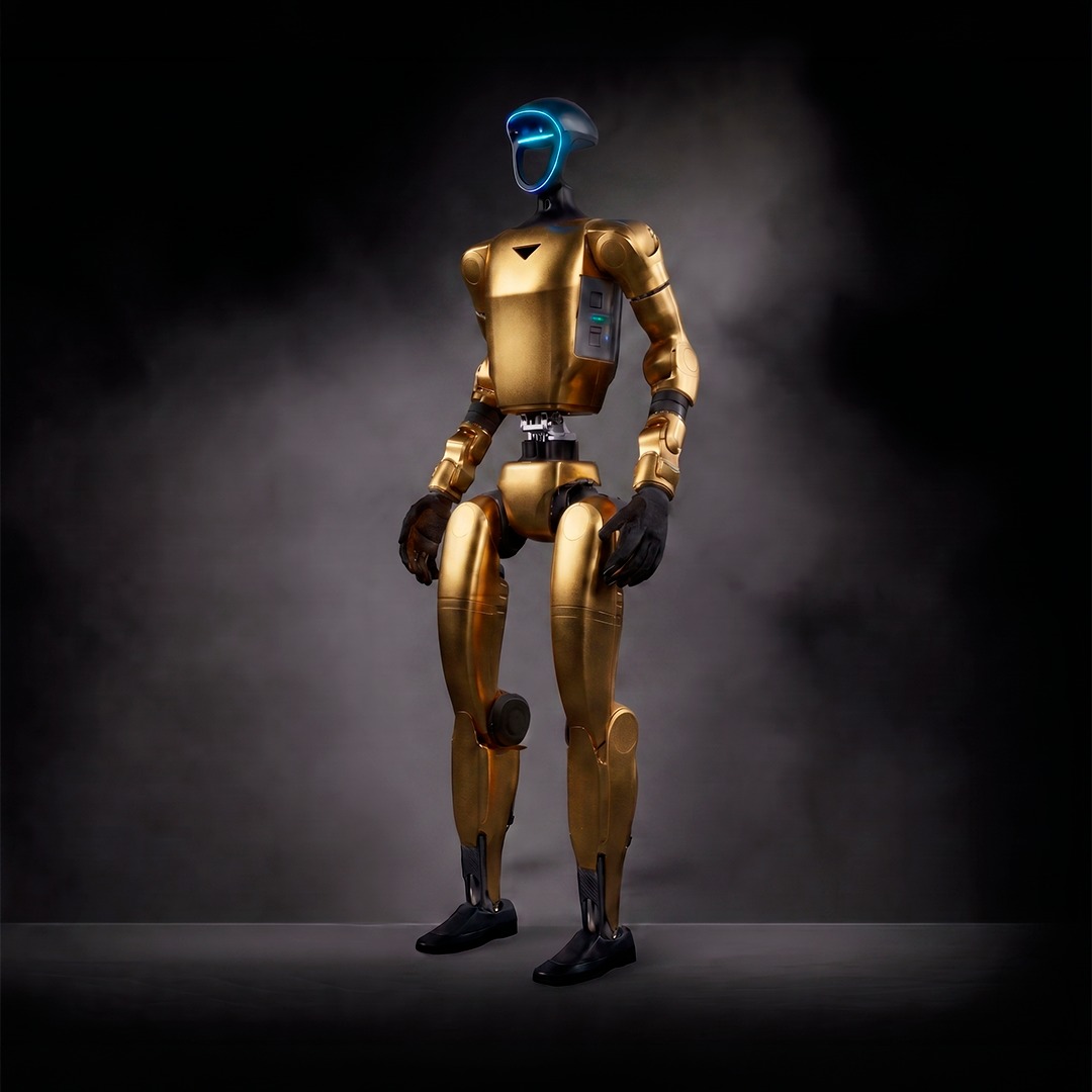 Robot G1 acabado dorado